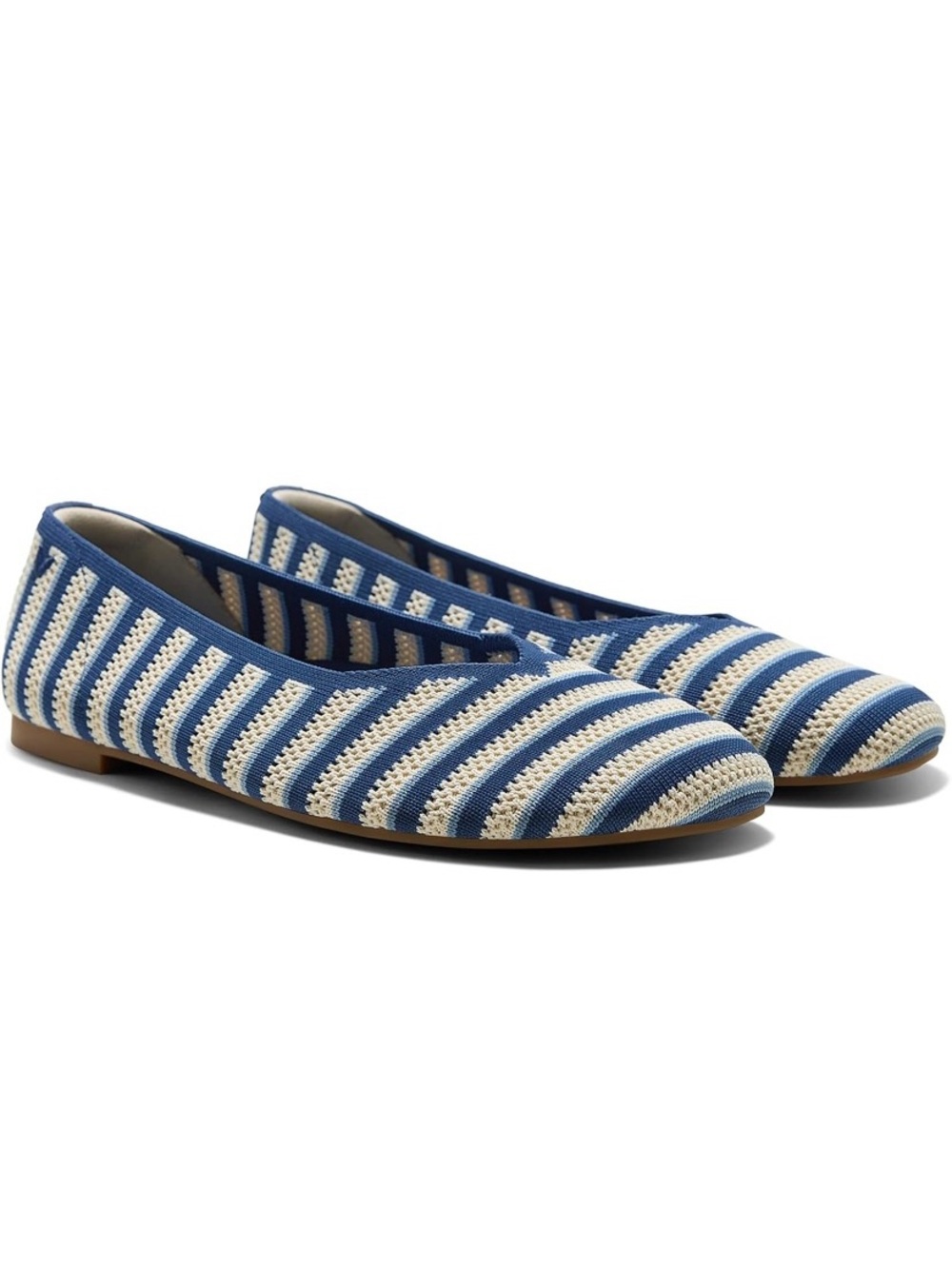 Viviana Tila Wide Toe Box Ballet Flats Knit Comfort Lightweighy Women’s 10 EUC